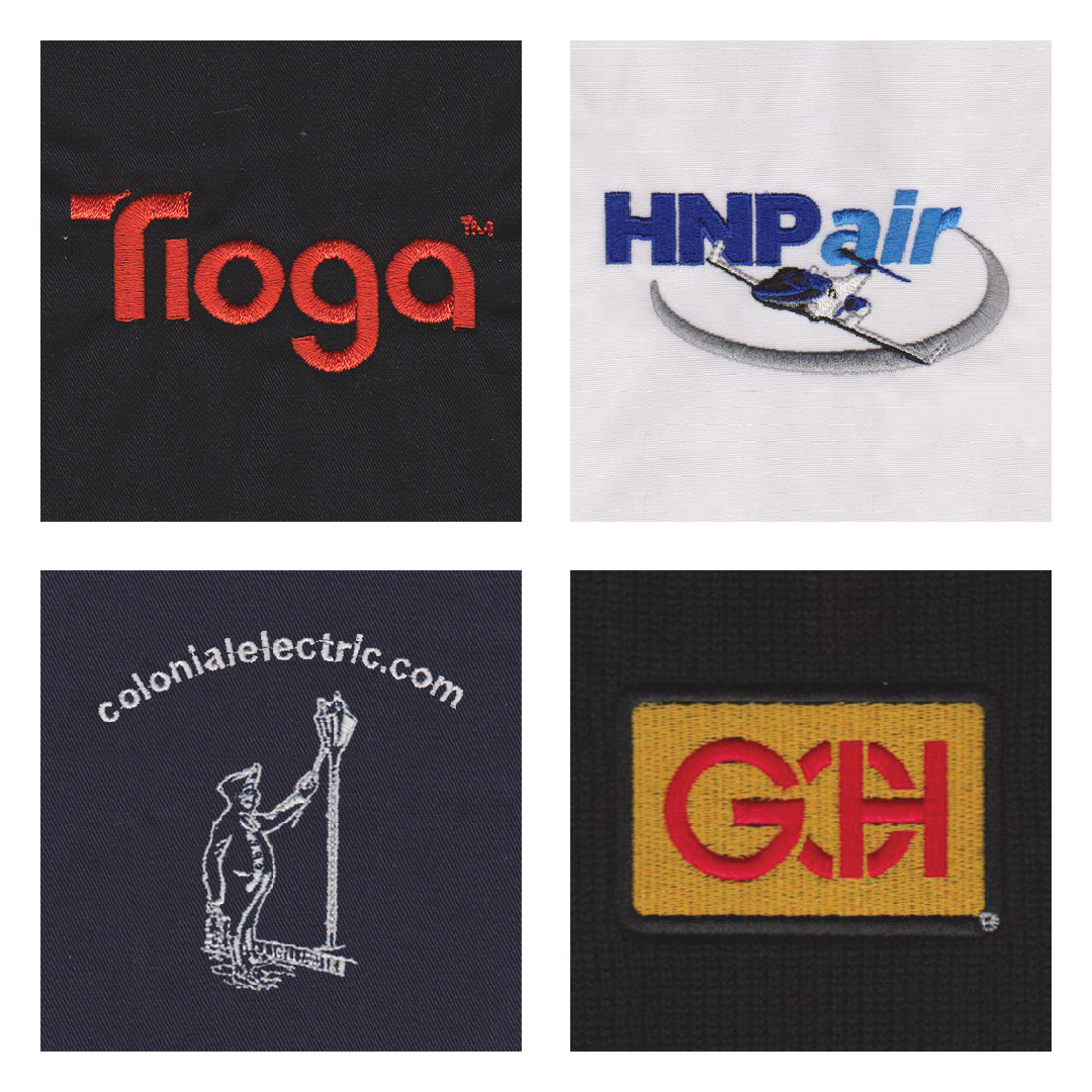 Upgrade apparel with an embroidered logo by The Barash Group